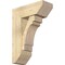 Ekena Millwork Merced Slat Rough Sawn Bracket w/ Offset Brace, Douglas Fir, 8"W x 20"D x 28"H BKT0806X20X28MRC06RDF - alternate 1